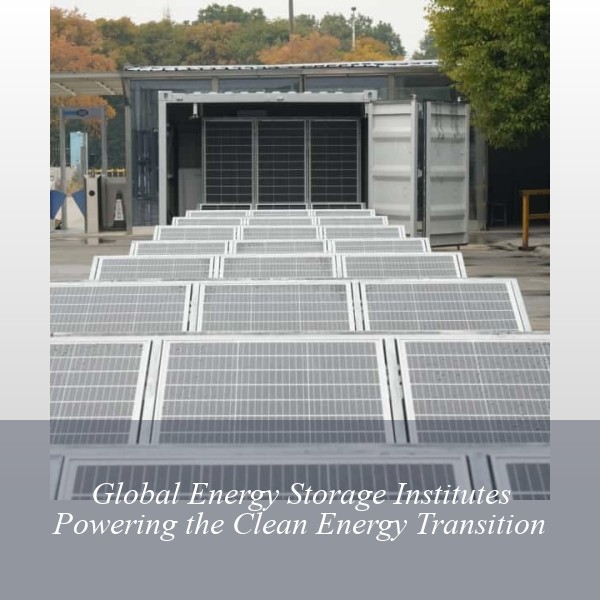 Global Energy Storage Institutes Powering the Clean Energy Transition